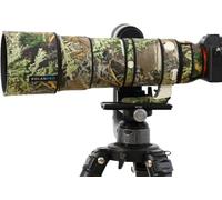 ROLANPRO Funda impermeable de camuflaje para Sony FE 200-600 mm F5.6-6.3 G OSS, funda para ropa, protección contra la lluvia, No. 14, patrón de camuflaje de selva verde, impermeable