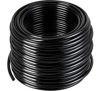 Rolcoassuns 60 m 1/4" Tubo de Riego por Goteo, Tubo Distribuidor PVC para Sistema de Riego por Goteo, Manguera de Riego para Goteros de Conexión Rápida