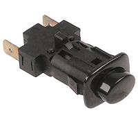 ROLD - Pulsador para lavavajillas Luxia POLY2000, T40, T50, T45 para temperaturas ambiente de hasta 150 °C, color negro, 250 V, 1NO 16 A, IP40