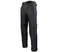Roleff Pantalón para Motorista de Tela Racewear, Negro, LXXL