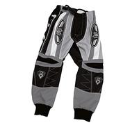 Roleff Racewear Pantalón Motocross para Niños, Negro/Gris, S/128