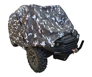 Rolektro Funda para Quad ATV - 250x125x85cm Cubierta Protectora de Lluvia - Refugio para Vehículos Exterior - Tela Oxford 210D - Protección Camuflaje