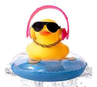 Rolempon Rubber Duck Sunglasses, 6x5x5CM Cute Duck Car Dashboard, Aesthetic Children Cool Duck, Car Switchboard Accessories For Car Room, Table, Decorations, Holiday Gifts