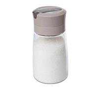 Roliabtol Dispensador de azúcar con boquilla de vertido, vertedor con peso, transparente, dispensador de azucarera, recipiente de azúcar, tarro de vidrio, accesorios de barra de café y accesorios