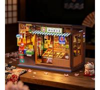 Rolife Book Nook Kit Casas Miniaturas para Montar Nostalgic Corner Shop Puzzle Madera 3D Adultos con Luces Decoracion Hogar Libro Maquetas para Construir Adultos Regalo para Madre Niños