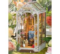 Rolife Book Nook Kit Puzzles 3D Madera para Niños Maquetas para Construir Adultos Casa de Muñecas Madera Kit de Construcción Adultos Niños (Casa jardín)