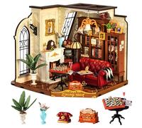 Rolife Casa de Muñecas Sala de Estar de Catherine Kit de Modelo Casa de Muñecas en Miniatura de Madera para Construir para Adultos Decoración del Hogar Regalo de Cumpleaños para Niñas