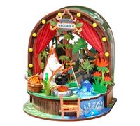 Rolife Casa Miniatura DIY Moomintroll’s Forest Camp Book Nook 3D Puzzle