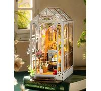 Rolife Kit Book Nook Casa Verde-3D Puzzle Maquetas para Adultos para Construir-Idea De Regalo para Profesores,Amantes De Los Libros