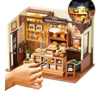 Rolife Maquetas - Casa en Miniatura Diorama Panadería, Casas Miniaturas para Montar Puzzle 3D Madera Book Nook para Adultos Adolescentes (DG161)