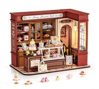 Rolife Miniatura Kit de Casa para Adultos Conversación Postre de Miel Kits de Modelos Casa de Muñecas Miniatura Decoración del Hogar Casa de Muñecas para Construir Regalo de Cumpleaños para Adultos