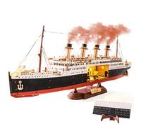 Rolife Puzzle 3D de Madera Modelo de Barco Titanic - Kit de Construcción a Presión de 433 Piezas, Decoración de Hogar de Colección, Regalo Ideal para Adultos, Artesanos y Amantes de la Historia