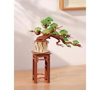 Rolife Puzzle 3D Sakura y Pino Perpetuo Bonsái Kits de Modelos de Madera para Adultos para Construir Decoración del Hogar Regalos Creativos para Adultos y Niños (Pino Siempre Verde)