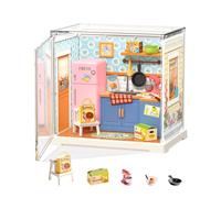 Rolife Super Creator Kit De Casa En Miniatura DIY, Decoración para Casa De Muñecas, Regalo Creativo Divertido y Fácil de Montar para Adultos (Homely Baking Kitchen)