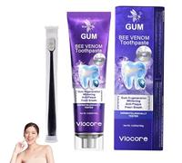 Rolimey Viocore Bee Venom Dental Treatment Toothpaste, Advanced Teeth Whitening - Fresh Breath Toothpaste, Gum Care & Daily Oral Cleanse (1PCS)