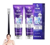 Rolimey Viocore Bee Venom Dental Treatment Toothpaste, Advanced Teeth Whitening - Fresh Breath Toothpaste, Gum Care & Daily Oral Cleanse (2PCS)