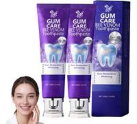 Rolimey Viocore Pasta de dientes de veneno de abeja, 100 g, pasta de dientes natural para blanquear los dientes, gel blanqueador de encías sensibles, elimina la decoloración y fortalece el esmalte (2