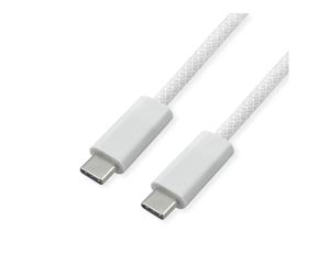 Roline 11.02.8340 cable usb usb4 gen 3x2 1 m usb c blanco