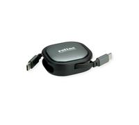 Roline 11.02.8420 cable usb usb 2.0 1,2 m usb c negro, gris
