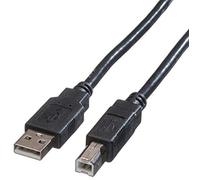 Roline 11.02.8808 cable usb 0,8 m usb 2.0 usb a usb b negro