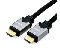 Roline 11.04.5850 cable hdmi 1 m hdmi tipo a (estándar) negro, plata