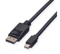 Roline 11445634 1 m displayport mini displayport negro
