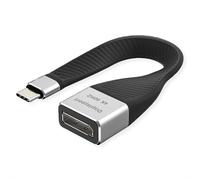 Roline 12033240 0,13 m usb tipo c displayport negro