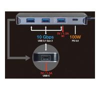 Roline 14.02.5048-10 usb 3.2 gen 2 (3.1 gen 2) type-c 10000 mbit/s gri