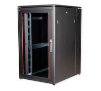ROLINE 19-Zoll Netzwerkschrank Pro 26 HE, 800x1000 mm BxT, Glastür, 26U, 600 kg Tragkraft, 600x1000 mm, 98 kg