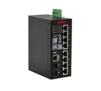 ROLINE Industrial Gigabit Switch, 10 Puertos, PoE+, Smart Managed, 240W