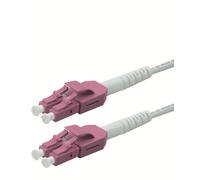 ROLINE 21.15.8652 Cable de Fibra Óptica Duplex OM4 50/125, LC/LC Uniboot Violeta 2m, 10 Gbit/s, LSZH