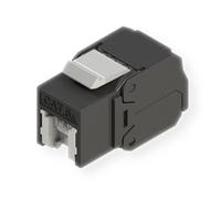 Roline 21.17.0320 conector rj45 negro, gris