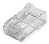 Roline 21.17.3098 conector rj-45 oro, transparente