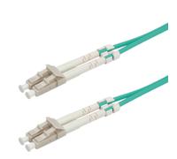 Roline 21.99.8702 cable de fibra optica 2 m lc om3 turquesa
