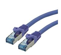 'ROLINE 21152930 Cable Patch Cat.6 A, S/FTP (PiMF), LSOH, Component Niveles Morado Morado 1 m