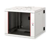 ROLINE 26.21.0011 Bastidor de Pared 19" 9U para Rack, 600x600 mm, 50 kg Carga, Gris, con Rieles y Bloqueo de Teclado, IP20