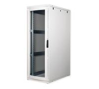 ROLINE 26.21.0153 Bastidor Servidor Rack 36U 19 Pulgadas, Gris, 600x1000 mm (BxT), 1000 kg, Puertas de Plexiglas Extraíbles, Patas Ajustables