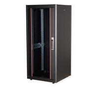 ROLINE 26.21.0204 Bastidor de Red de 26U, 19 Pulgadas, 600x600x1300 mm, Puerta de Cristal Negro, Capacidad 600 kg