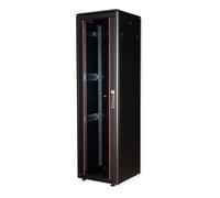 ROLINE 26.21.0231 Bastidor Rack 42U, 600x600 mm (Ancho x Profundo), Puertas de Cristal Negro, Capacidad 600 kg, IP20 - 19 Pulgadas