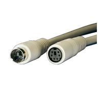 Roline 6m 2xps/2 cable ps/2 6-p mini-din beige