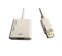 Roline adaptador de cable 4k dp-hdmi macho/hembra activo