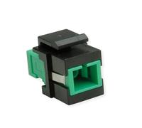 Roline Adaptador de fibra óptica Keystone SC/SC Simplex, monomodo, OS2, APC