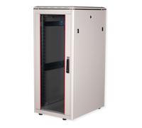 ROLINE Armario Rack de Red 19 Pulgadas Pro 26 U, Dimensiones 600x800 (Ancho x Profundo), Puerta de Cristal Gris - Ref: 19-Zoll Netzwerkschrank Pro 26 HE