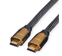 ROLINE Cable 4K Premium HDMI Ultra HD con Ethernet, ST/ST, Negro, 2 m