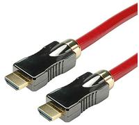 ROLINE Cable 8K HDMI Ultra HD con Ethernet, ST/ST, Rojo, 2 m