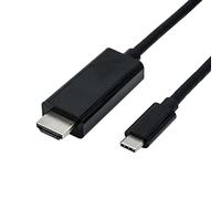 ROLINE Cable Adaptador USB Tipo C - HDMI, ST/ST, 5 m