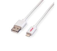 ROLINE Cable de Carga 11028321 USB 2.0 sinc. para Equipos Apple con Conector Lightning 1,0 m