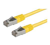 Roline Cable de conexión Cat.5e (Clase D) S/FTP, Amarillo, 0,5 m