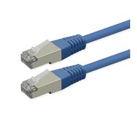 Roline Cable de conexión Cat.6 (Clase E), PoE, S/FTP (PiMF), Azul, 20 m