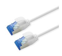 Roline Cable de conexión Cat.6A (Clase EA) S/FTP (PiMF), LSOH, PoE, Blanco, 7 m